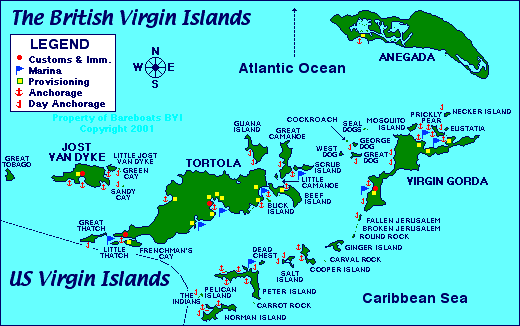 英屬維京群島，又名英屬處女島(BRITISH VIRGIN ISLANDS-BVI)是距離PUERTO RICO以東大約60英里，地處加勒比海的，由40多個(gè)島嶼所組成的島國，面積只有155平方公里，人口只有15000人。